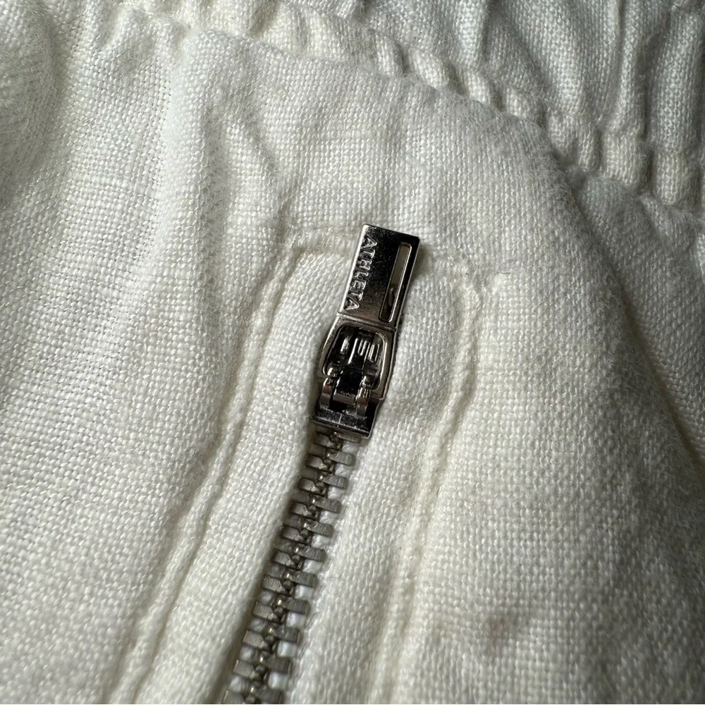 Athleta White Cabo Linen Wide Leg Pants - Picture 4 of 7